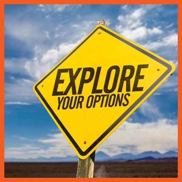 VSC Choice - Explore Your Options Sign