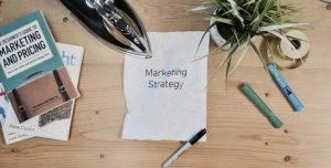 Marketing Strategy Paper on Desk