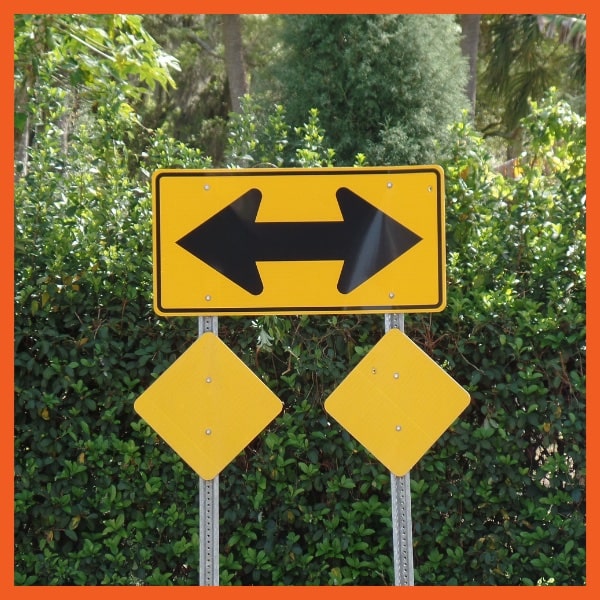 Equity Protection - Choice - Two Directions Street Sign