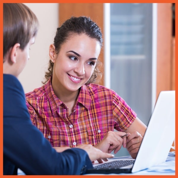 Technology - Menu Driven Sales - Woman on Laptop