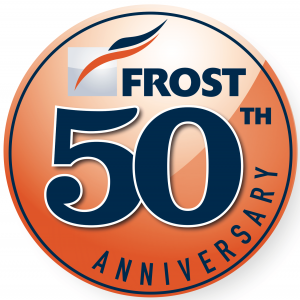 Frost 50th Anniversary Logo