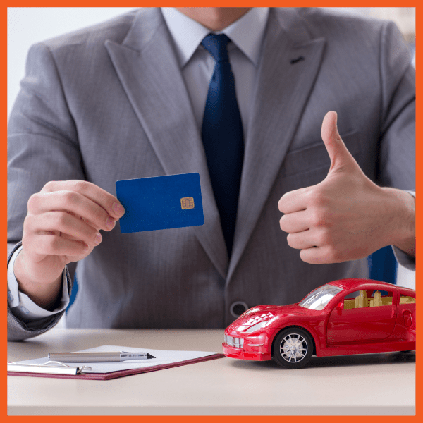 Lender Protection - Thumbs Up with Model Car