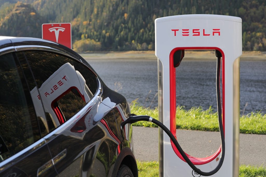 Tesla on Supercharger